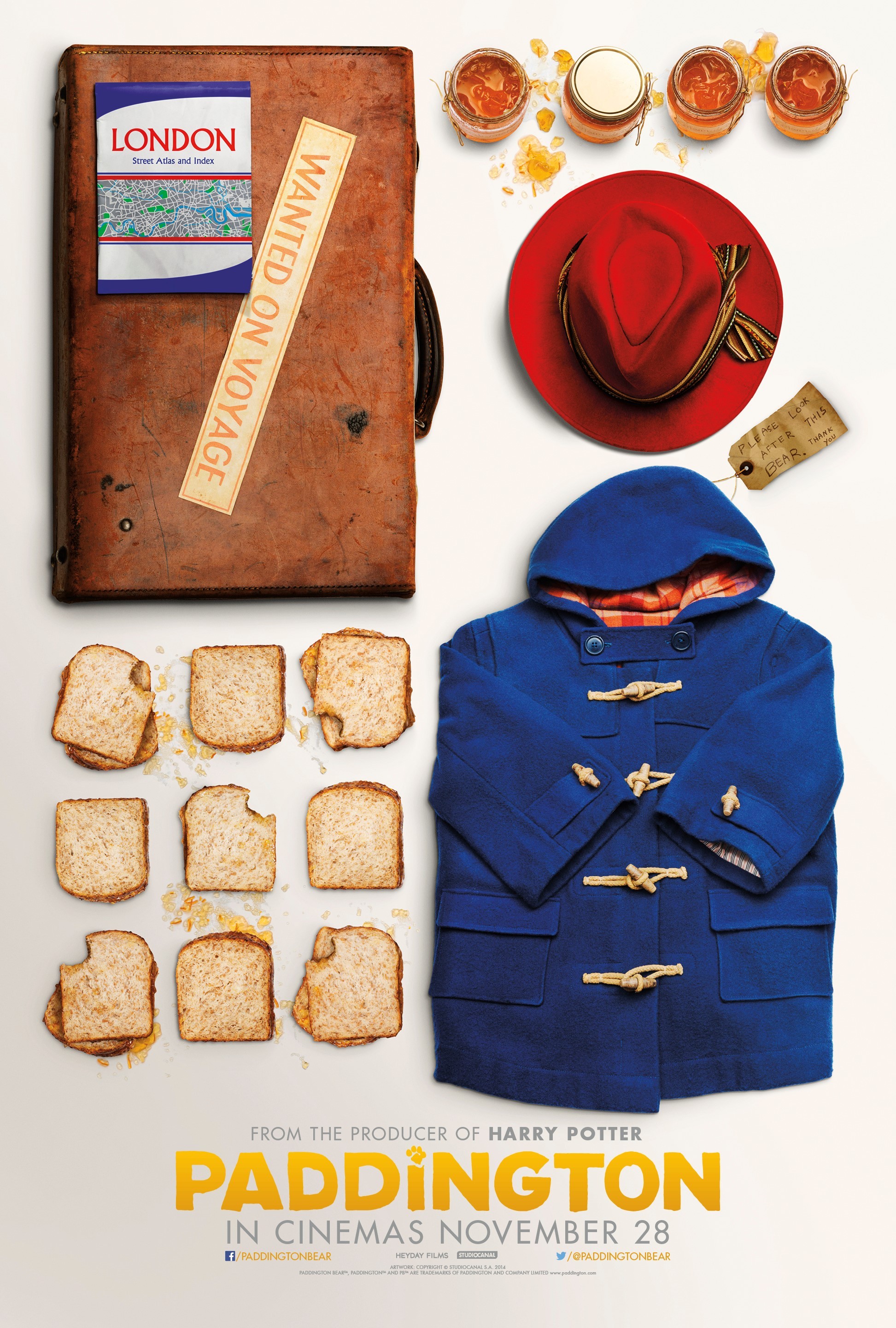 Mega Sized Movie Poster Image for Paddington Bear (#5 of 22)