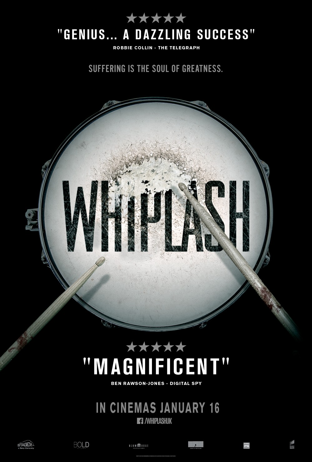 Extra Large Movie Poster Image for Whiplash (#4 of 5)