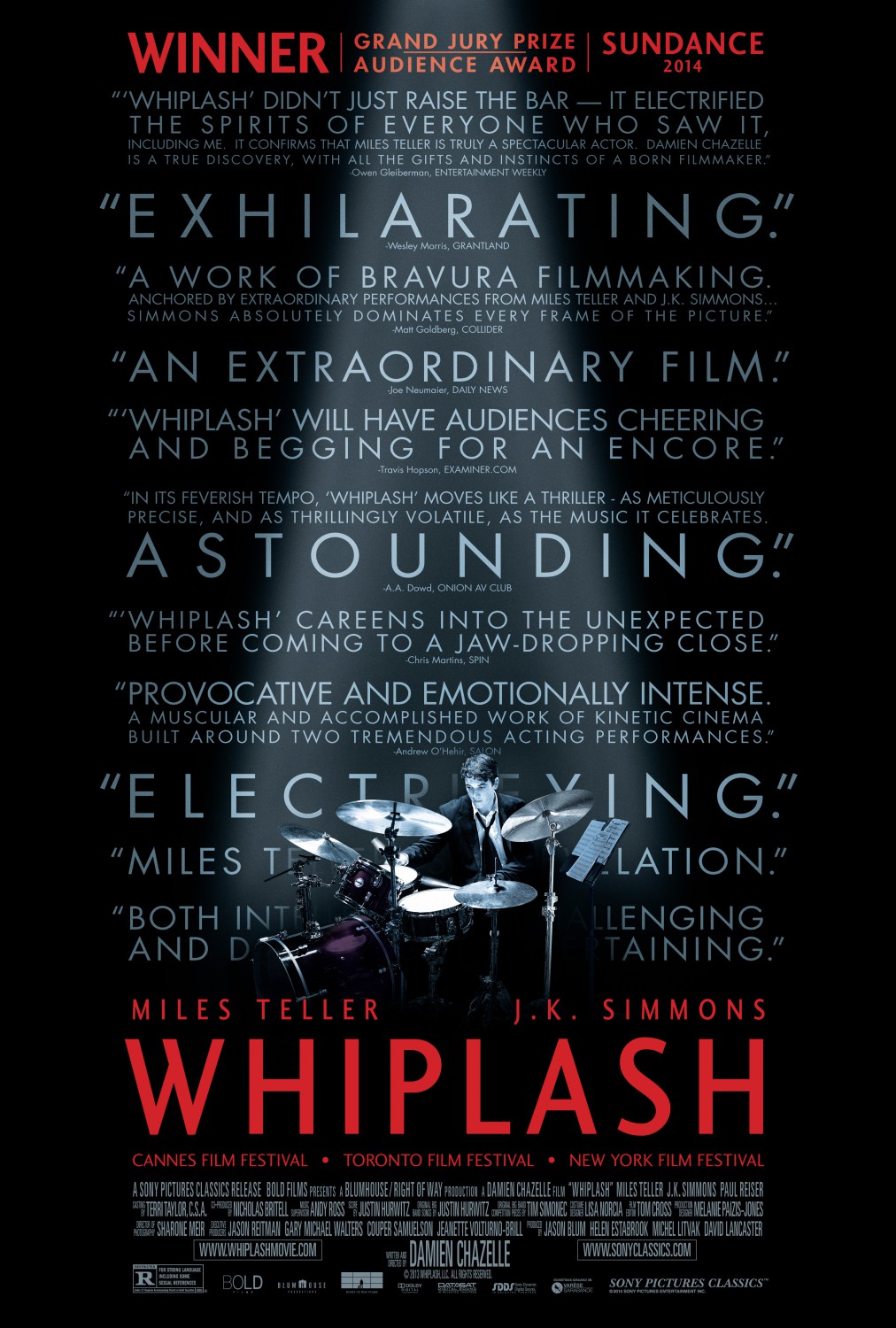 Extra Large Movie Poster Image for Whiplash (#1 of 5)