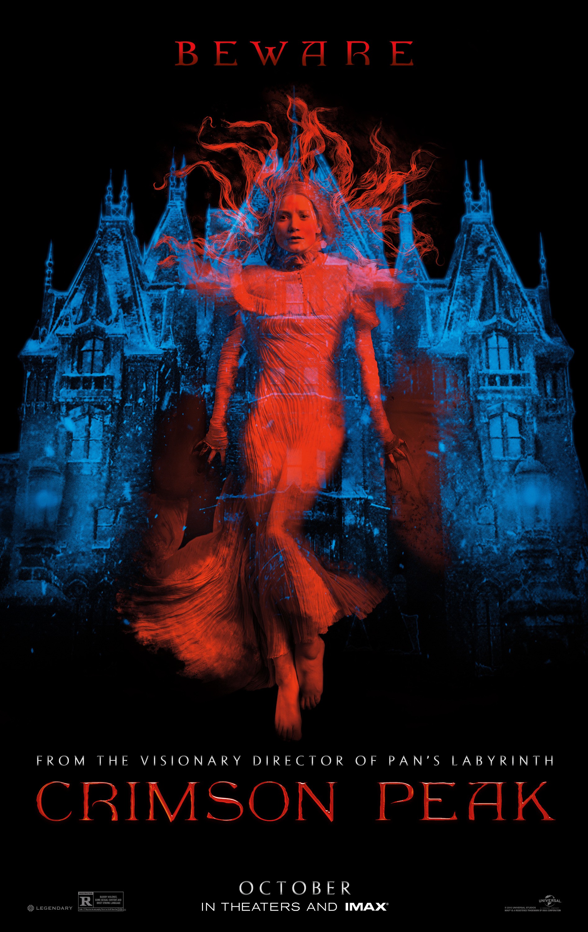 Mega Sized Movie Poster Image for Crimson Peak (#1 of 11)