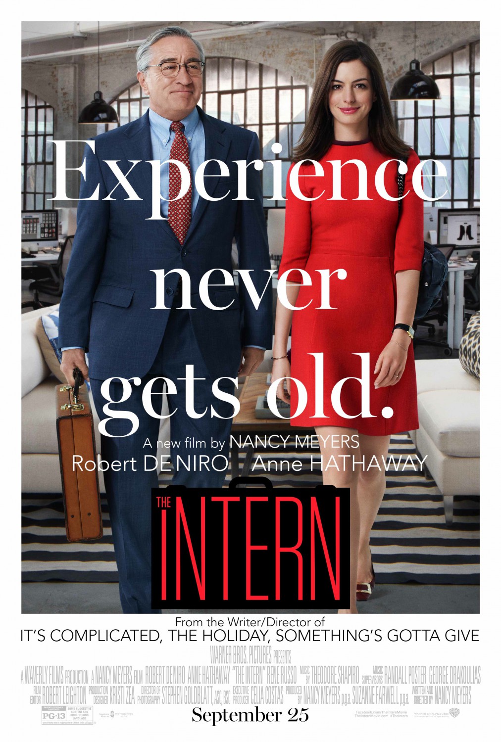 Extra Large Movie Poster Image for The Intern 