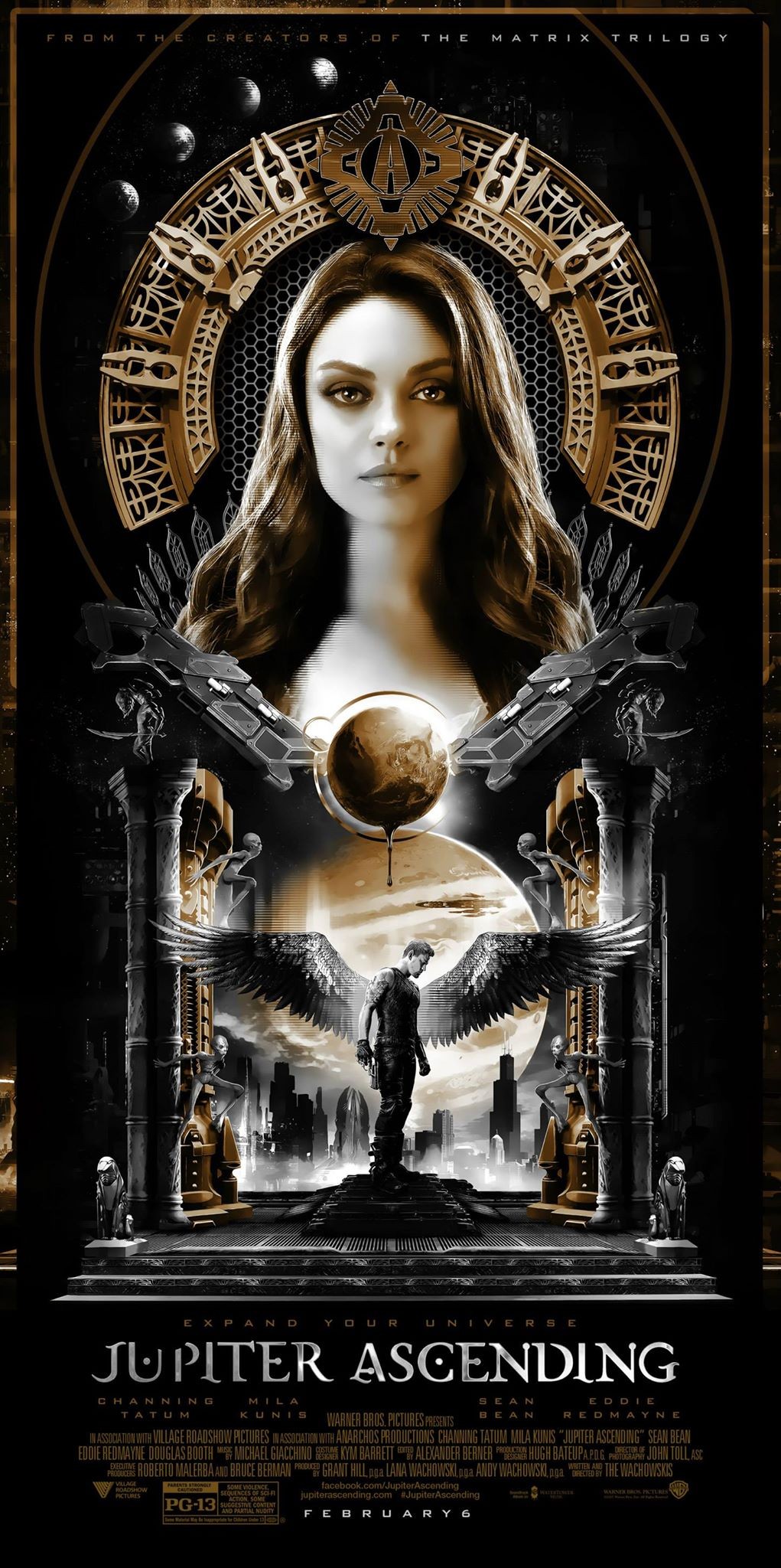 Mega Sized Movie Poster Image for Jupiter Ascending (#9 of 13)