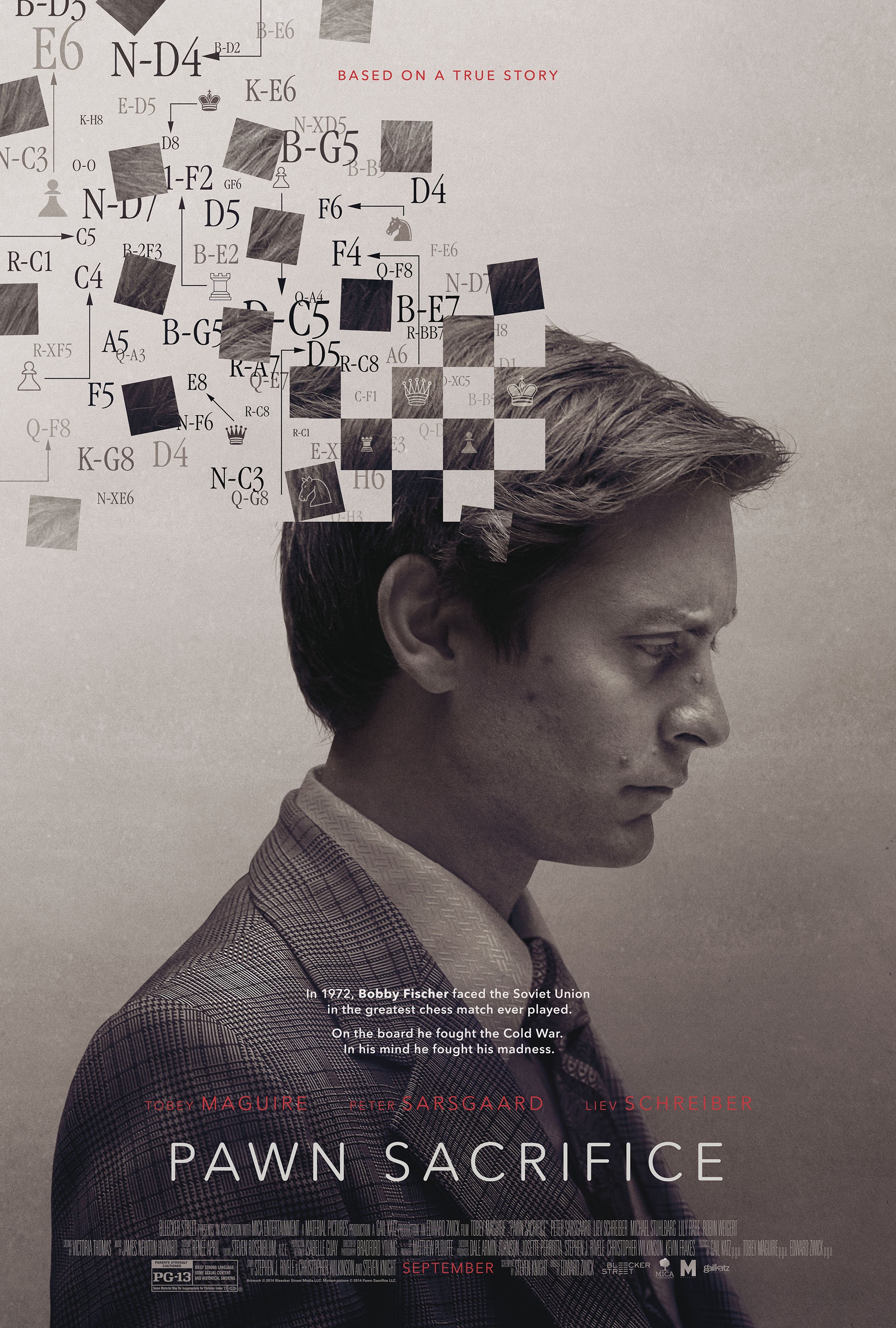 Mega Sized Movie Poster Image for Pawn Sacrifice (#1 of 4)