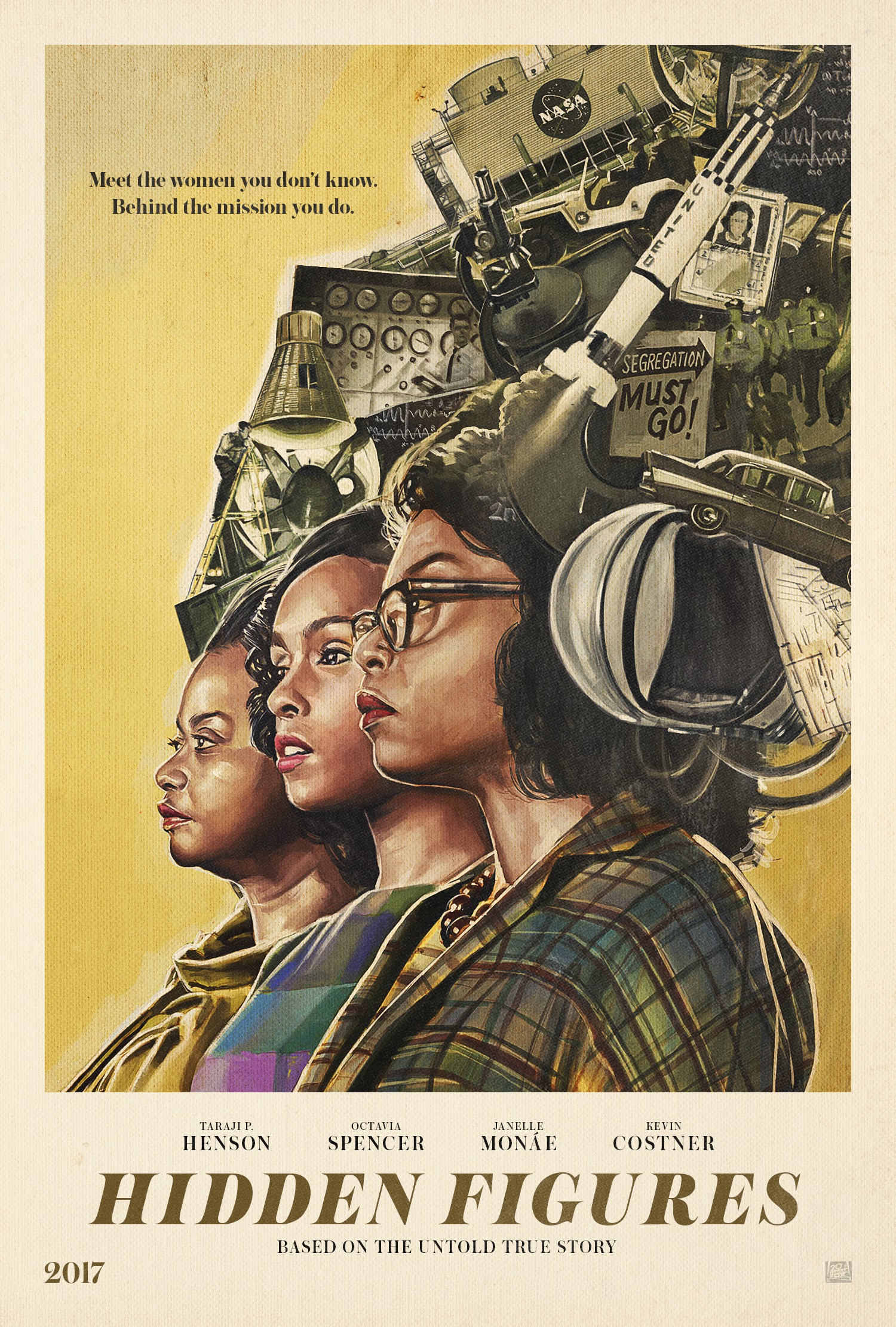 Mega Sized Movie Poster Image for Hidden Figures (#10 of 10)