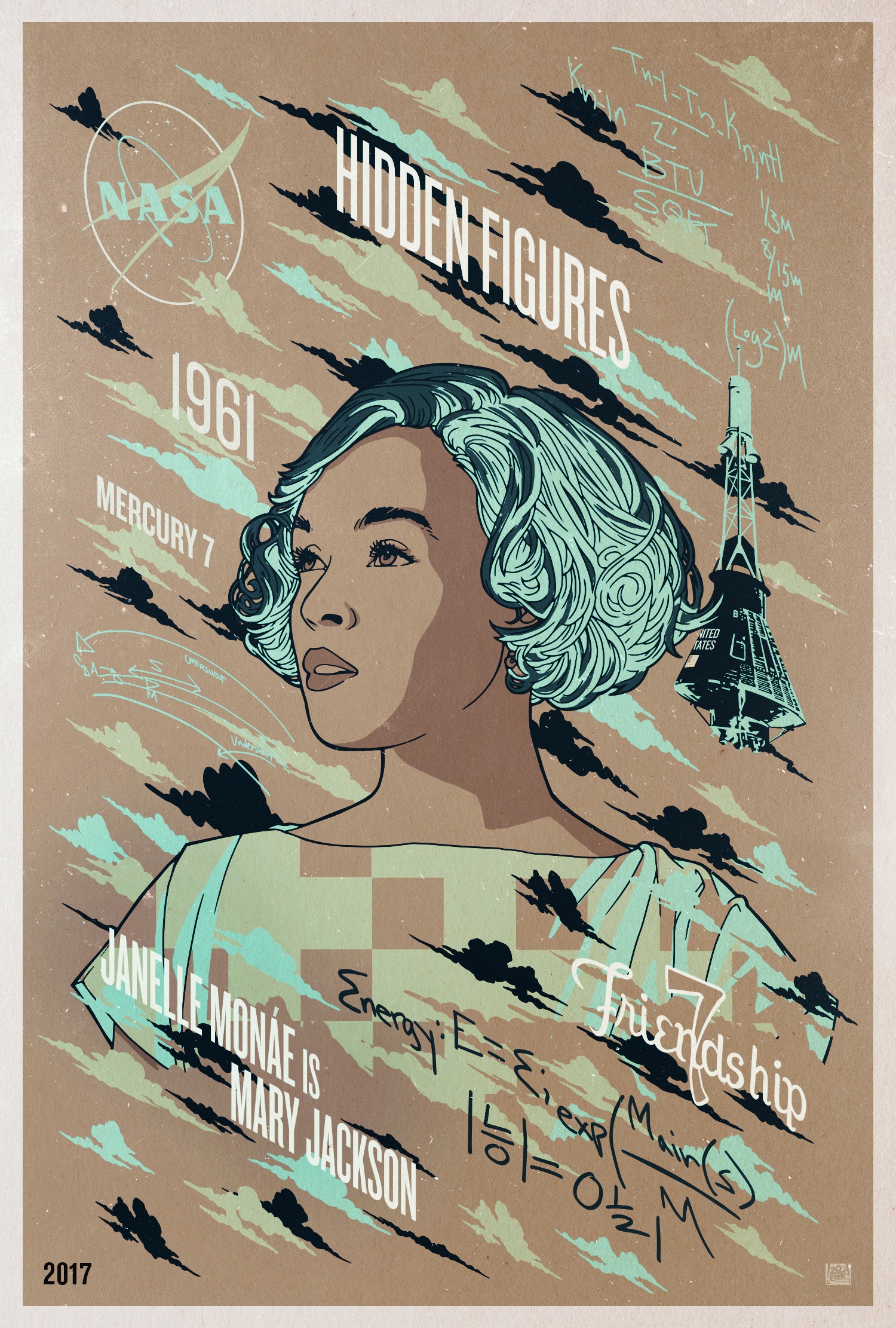 Mega Sized Movie Poster Image for Hidden Figures (#8 of 10)