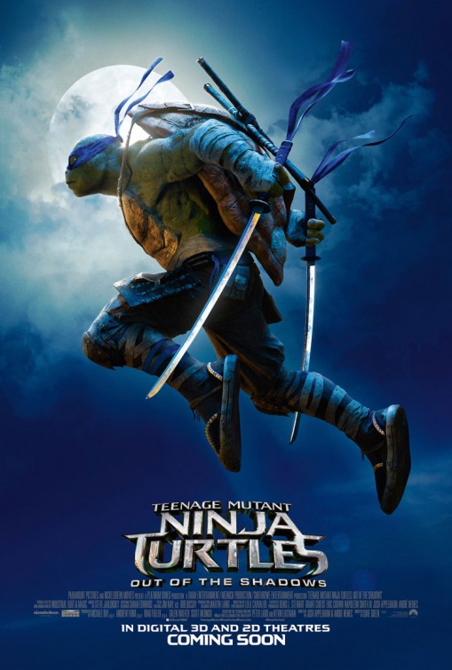 Teenage Mutant Ninja Turtles: Out of the Shadows Movie Poster