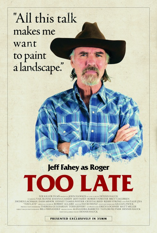 Too Late Movie Poster