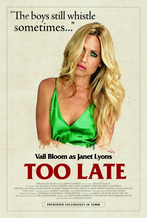 Too Late Movie Poster