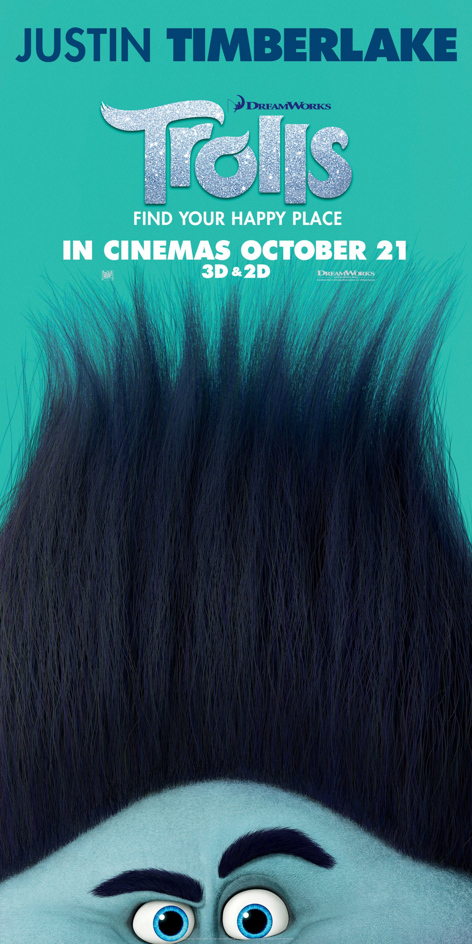 Mega Sized Movie Poster Image for Trolls (#3 of 20)