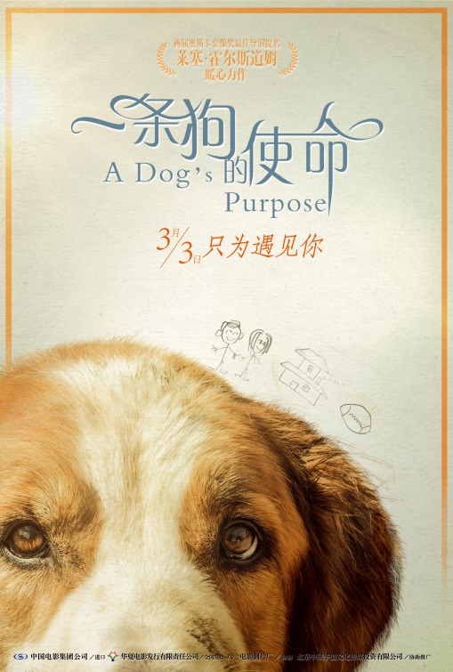 A Dog's Purpose Movie Poster