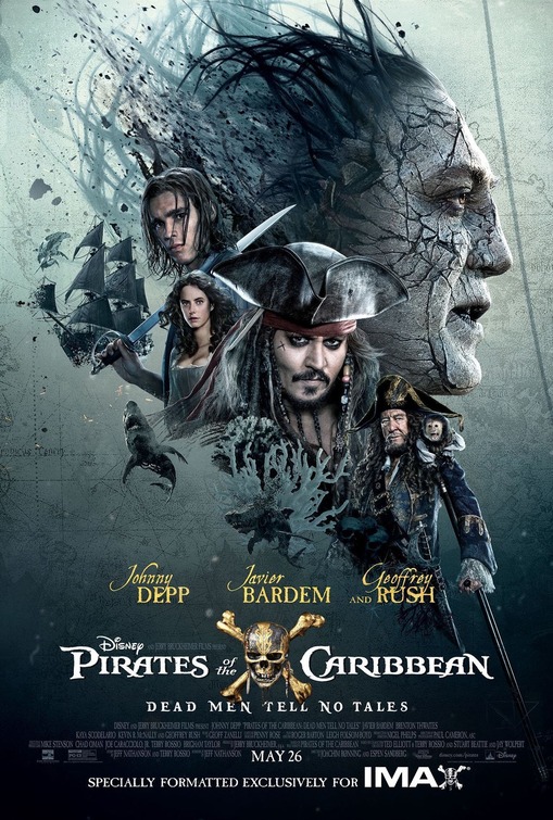 Pirates of the Caribbean: Dead Men Tell No Tales Movie Poster