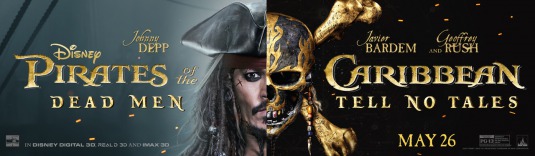 Pirates of the Caribbean: Dead Men Tell No Tales Movie Poster