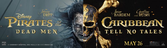 Pirates of the Caribbean: Dead Men Tell No Tales Movie Poster