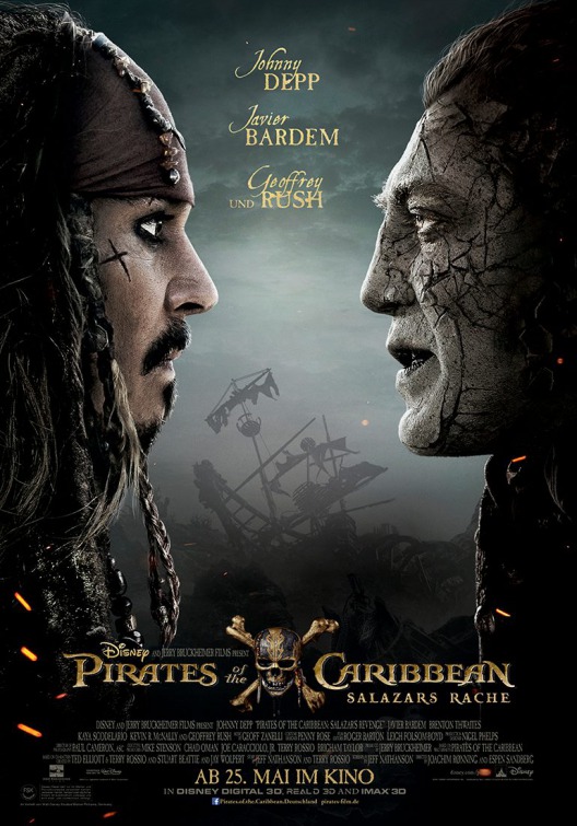 Pirates of the Caribbean: Dead Men Tell No Tales Movie Poster