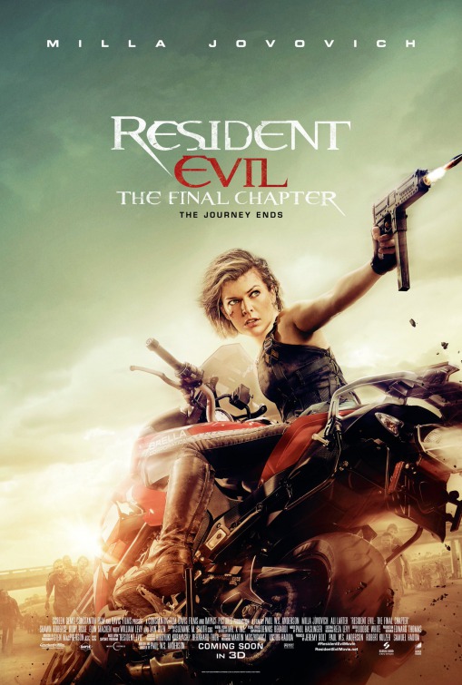 Resident Evil: The Final Chapter Movie Poster