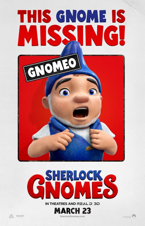 Gnomeo & Juliet: Sherlock Gnomes Movie Poster