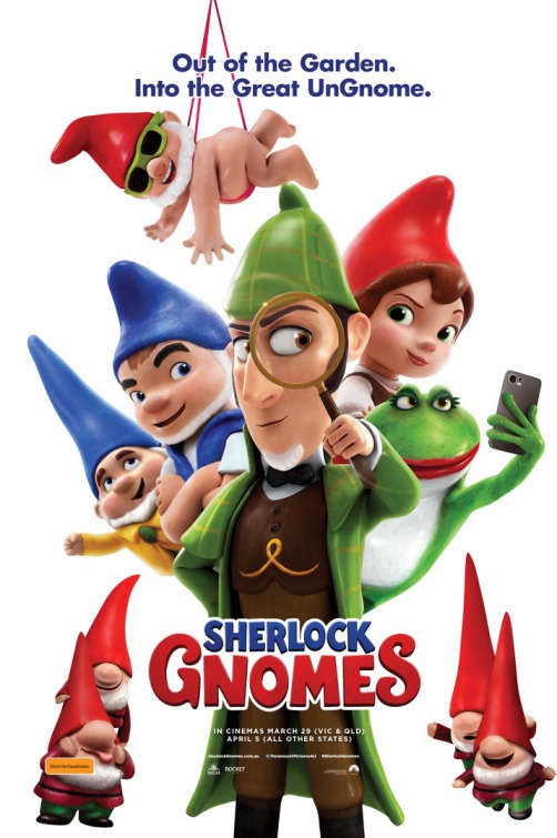 Gnomeo & Juliet: Sherlock Gnomes Movie Poster