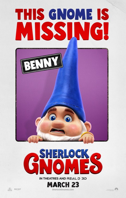 Gnomeo & Juliet: Sherlock Gnomes Movie Poster