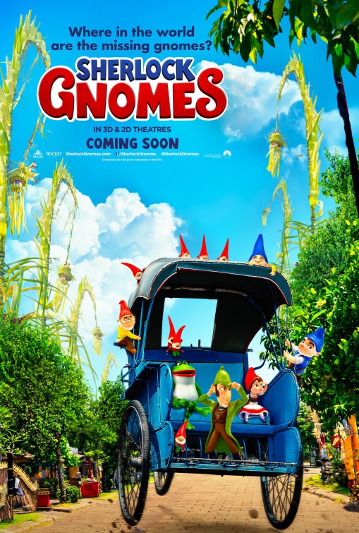 Gnomeo & Juliet: Sherlock Gnomes Movie Poster