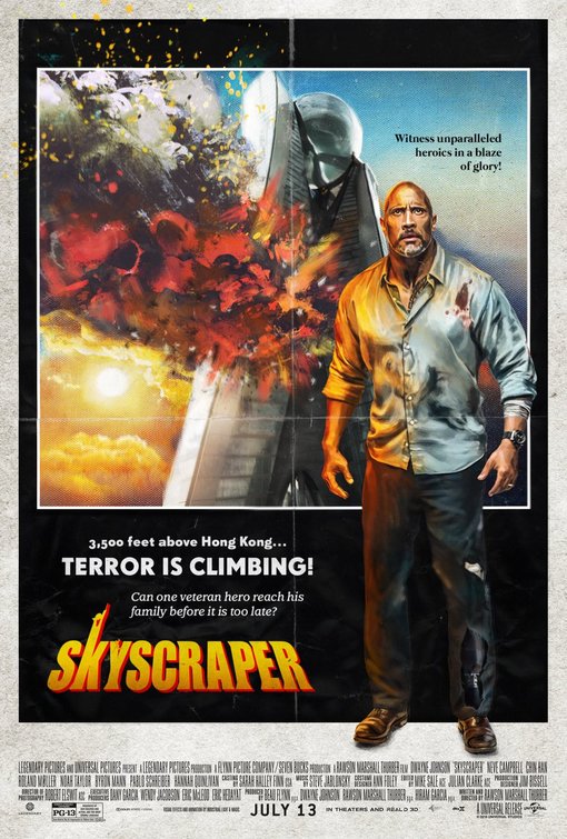 Skyscraper Movie Poster