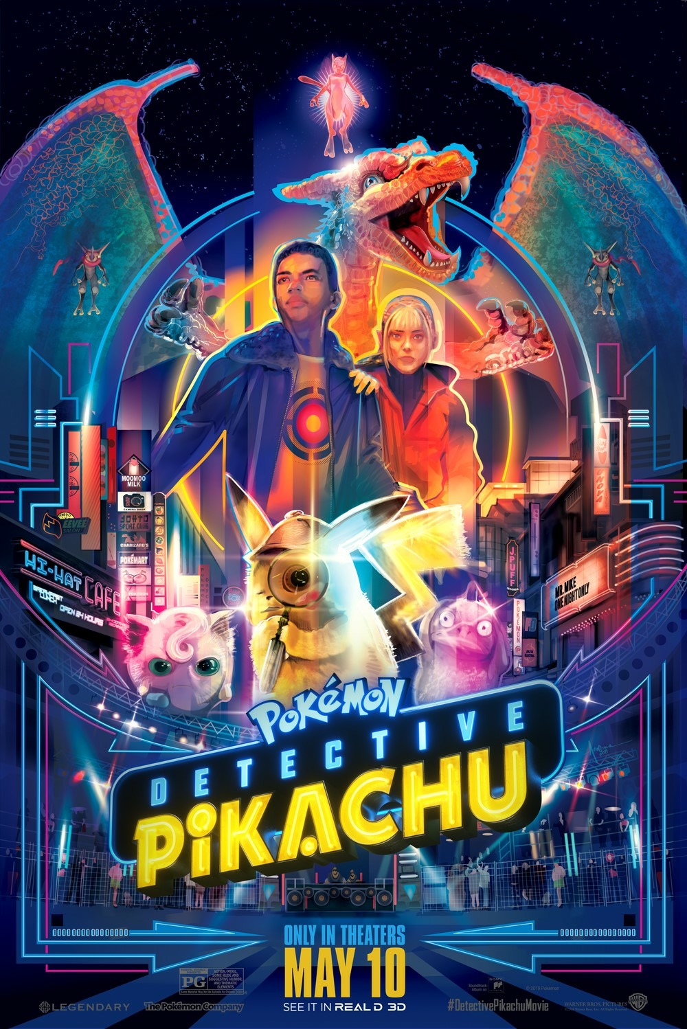 Extra Large Movie Poster Image for Pokémon Detective Pikachu (#16 of 27)