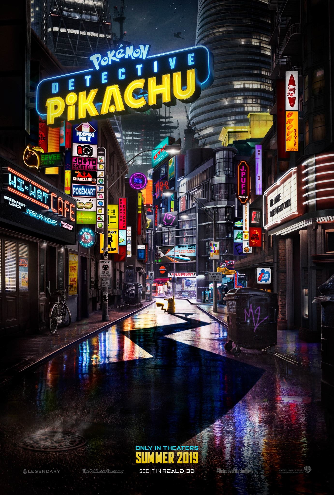 Mega Sized Movie Poster Image for Pokémon Detective Pikachu (#1 of 27)