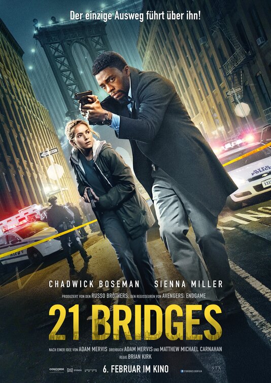 21 Bridges Movie Poster