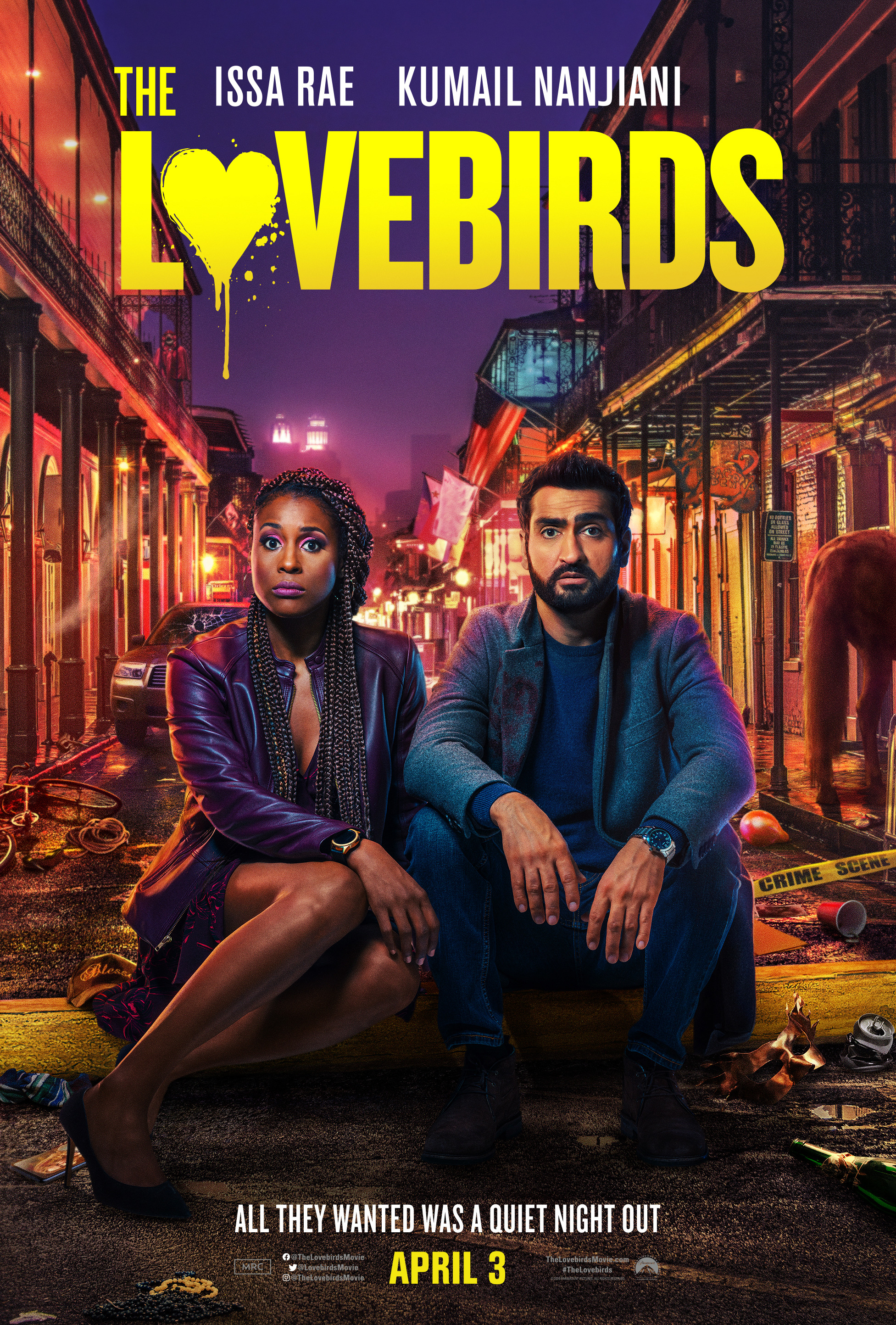 Mega Sized Movie Poster Image for The Lovebirds 