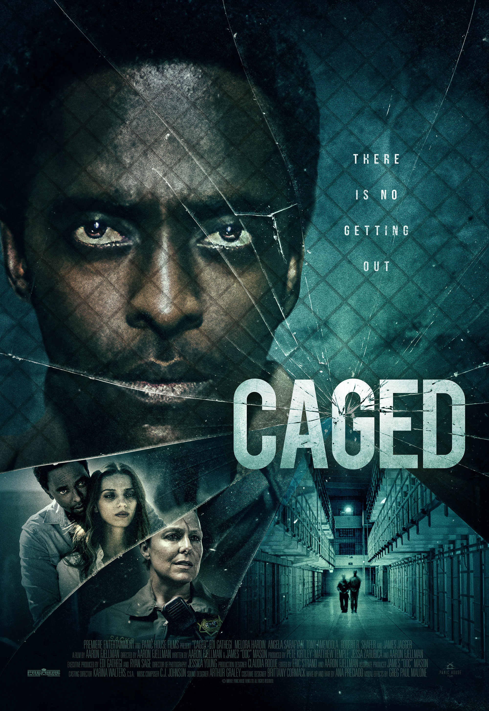 Mega Sized Movie Poster Image for Caged 