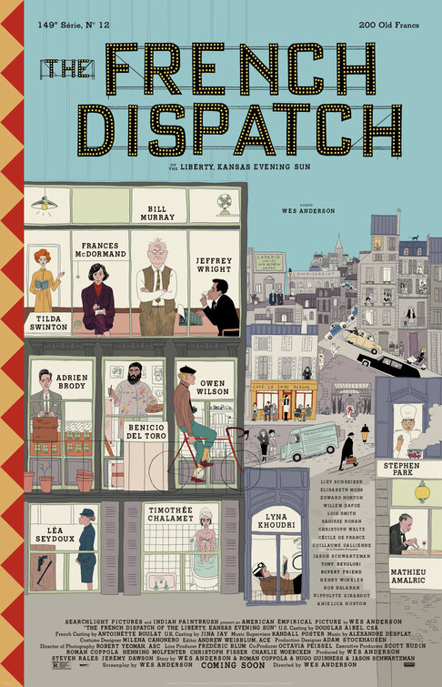 The French Dispatch Movie Poster