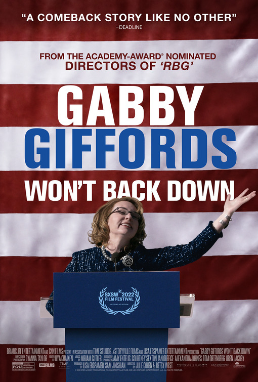 Gabby Giffords Won't Back Down Movie Poster