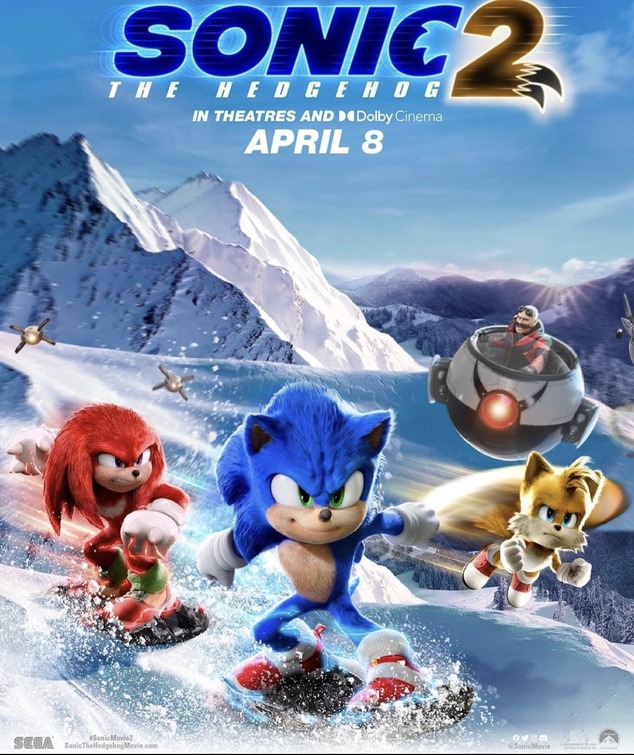 Sonic the Hedgehog 2 Movie Poster