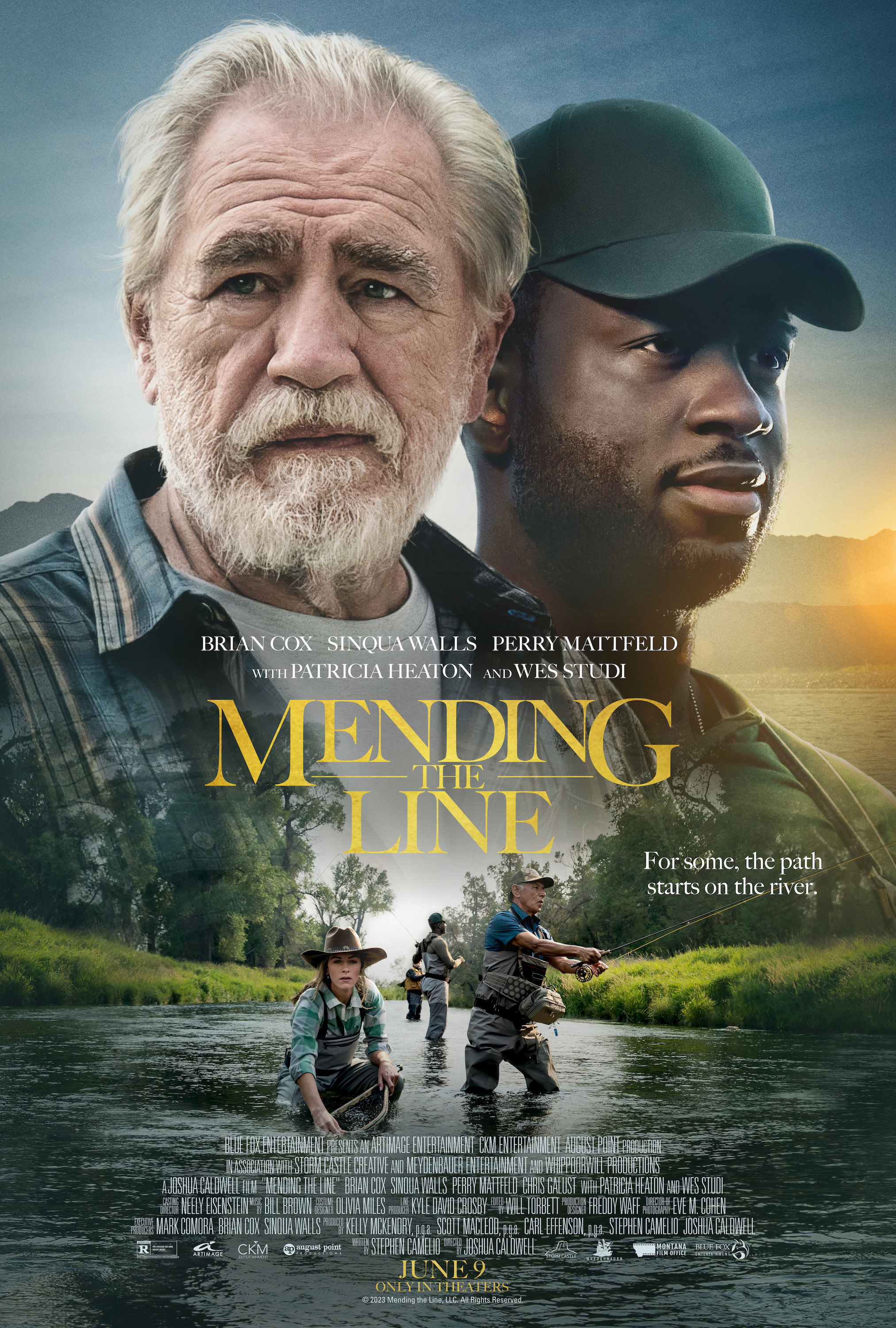 Mega Sized Movie Poster Image for Mending the Line 