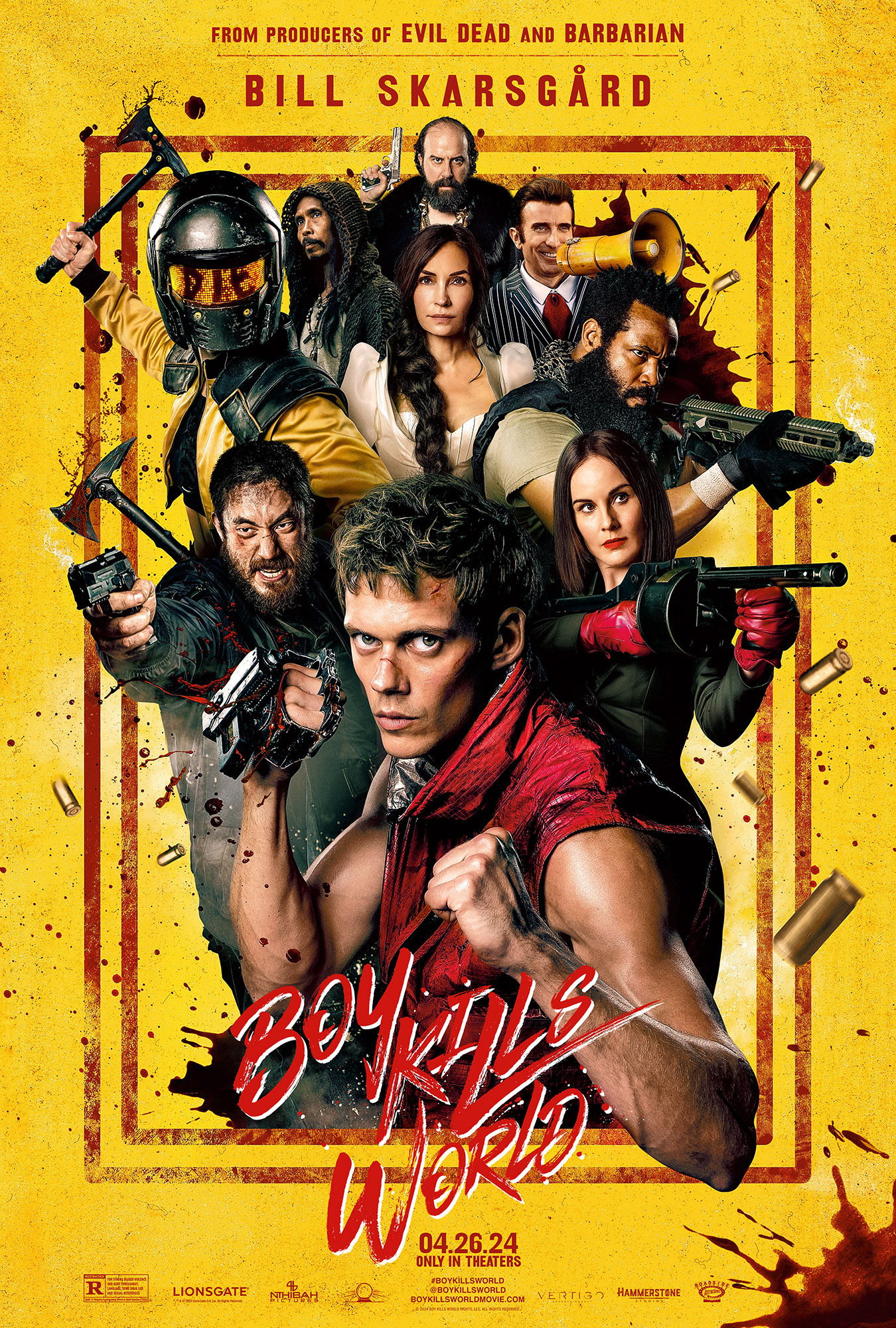 Mega Sized Movie Poster Image for Boy Kills World (#1 of 6)