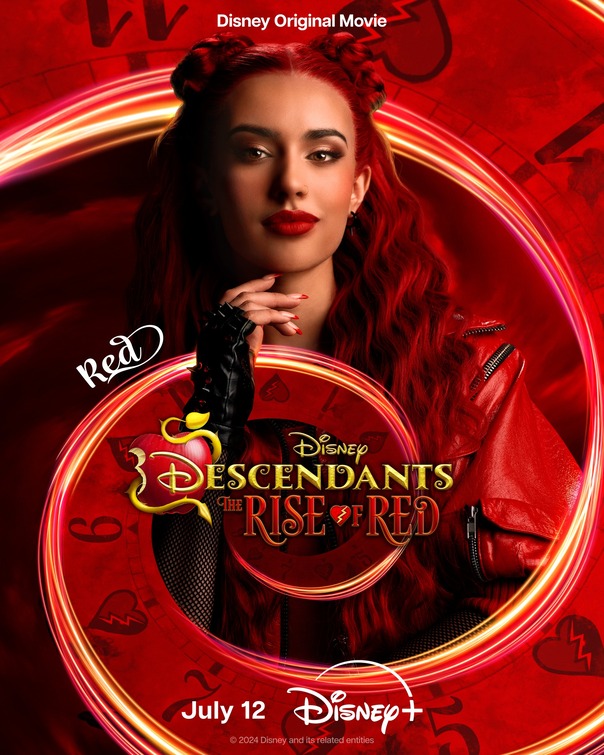 Descendants: The Rise of Red Movie Poster