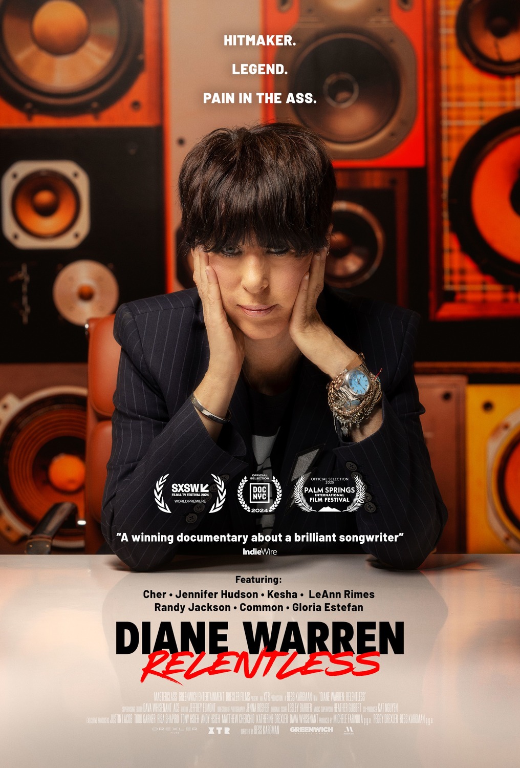 Extra Large Movie Poster Image for Diane Warren: Relentless (#1 of 2)