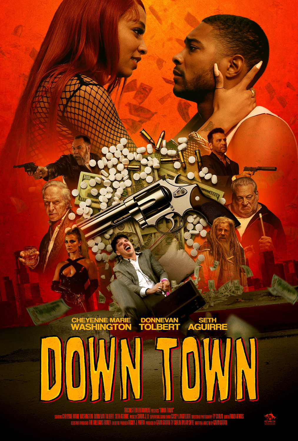 Extra Large Movie Poster Image for Down Town 