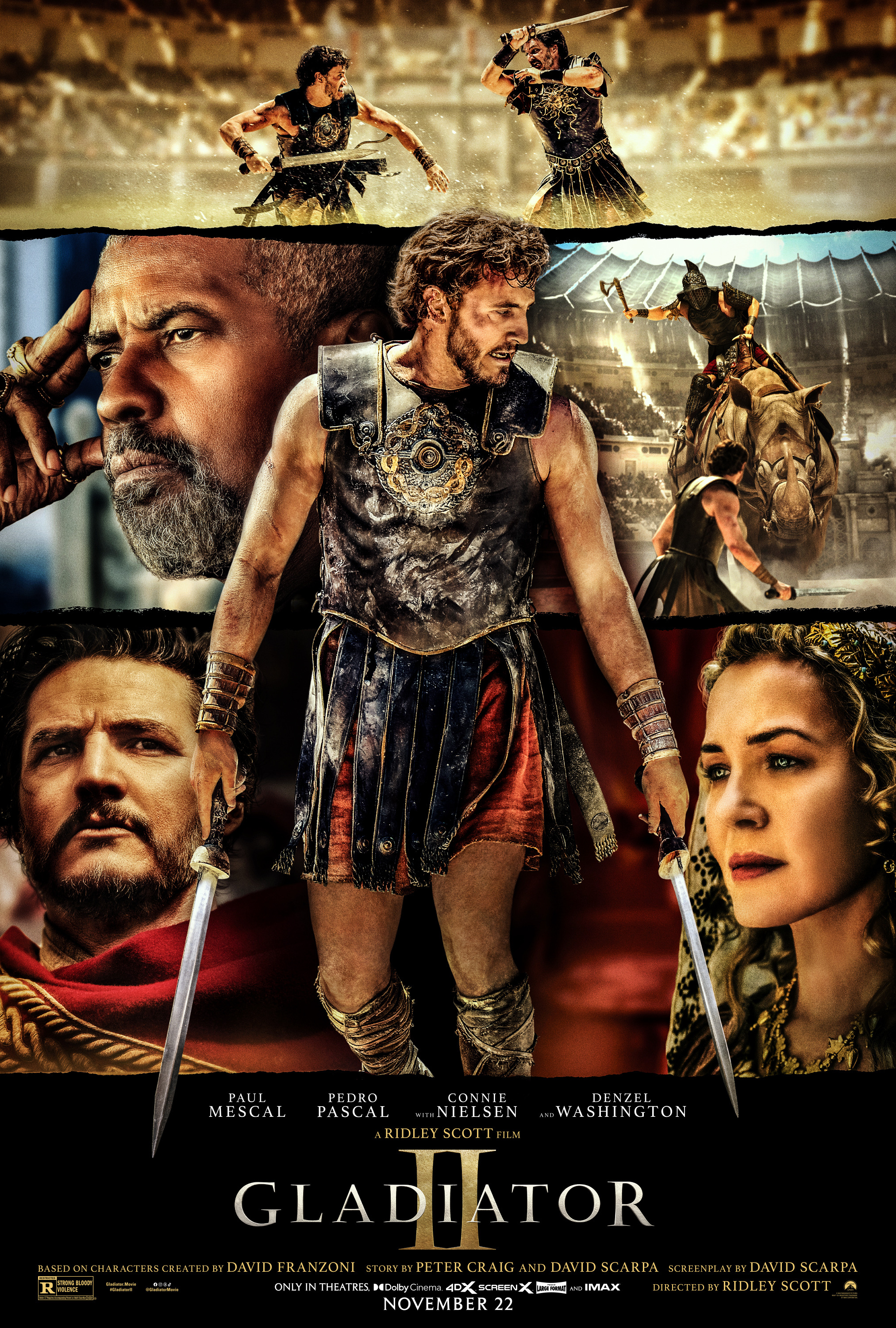 Mega Sized Movie Poster Image for Gladiator II (#9 of 21)