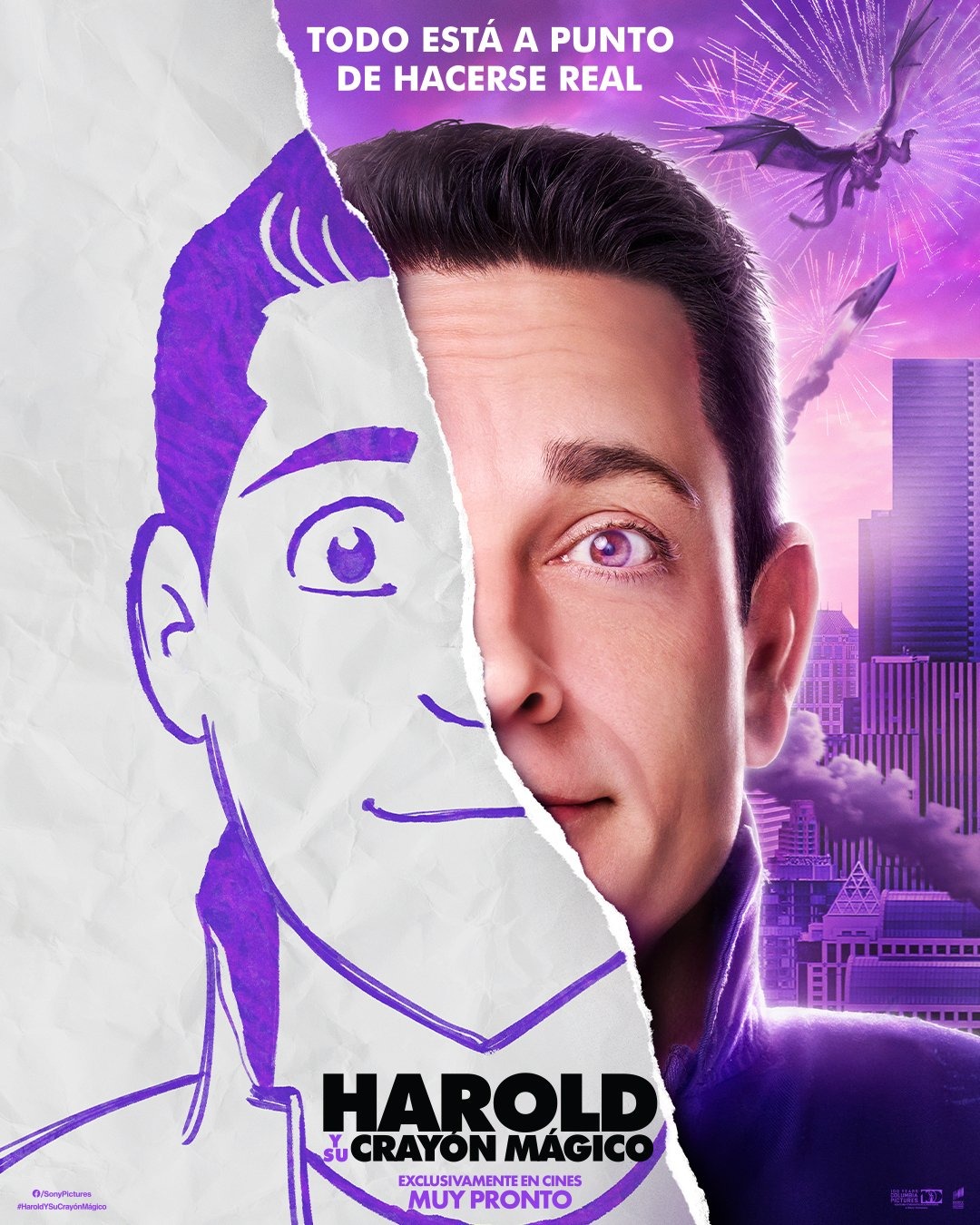 Extra Large Movie Poster Image for Harold and the Purple Crayon (#5 of 7)