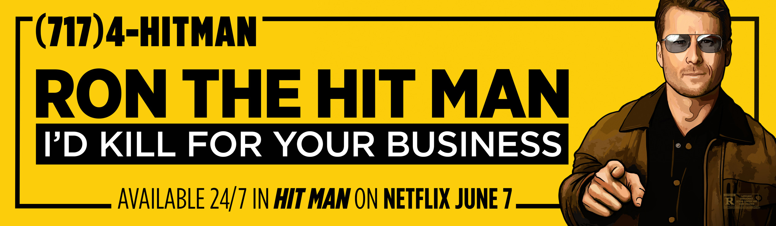Mega Sized Movie Poster Image for Hit Man (#14 of 16)