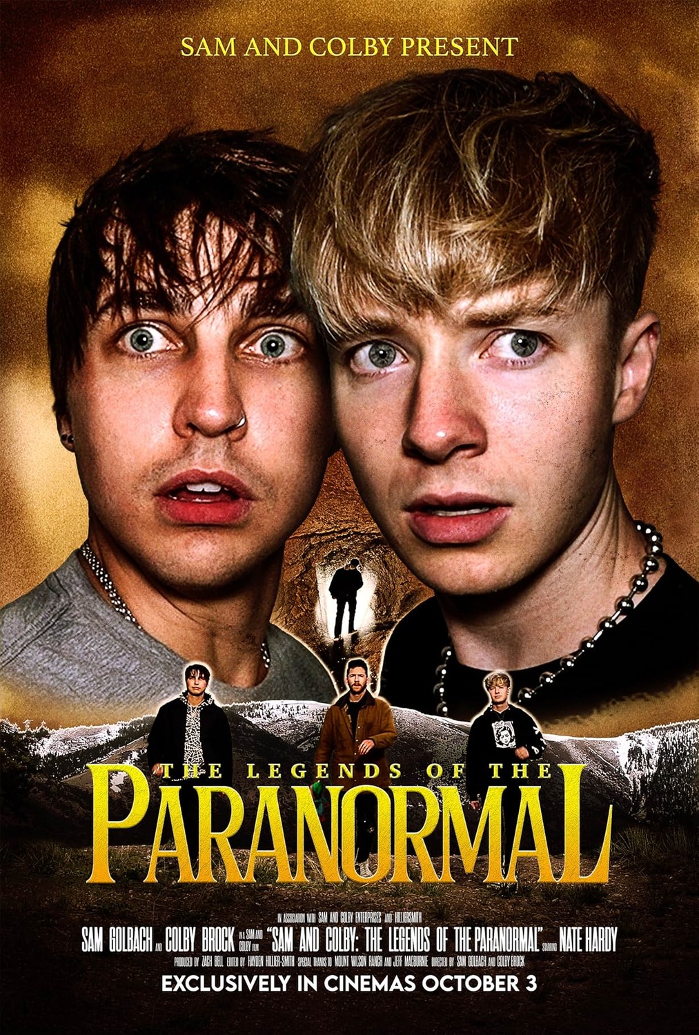 Extra Large Movie Poster Image for Sam and Colby: The Legends of the Paranormal 