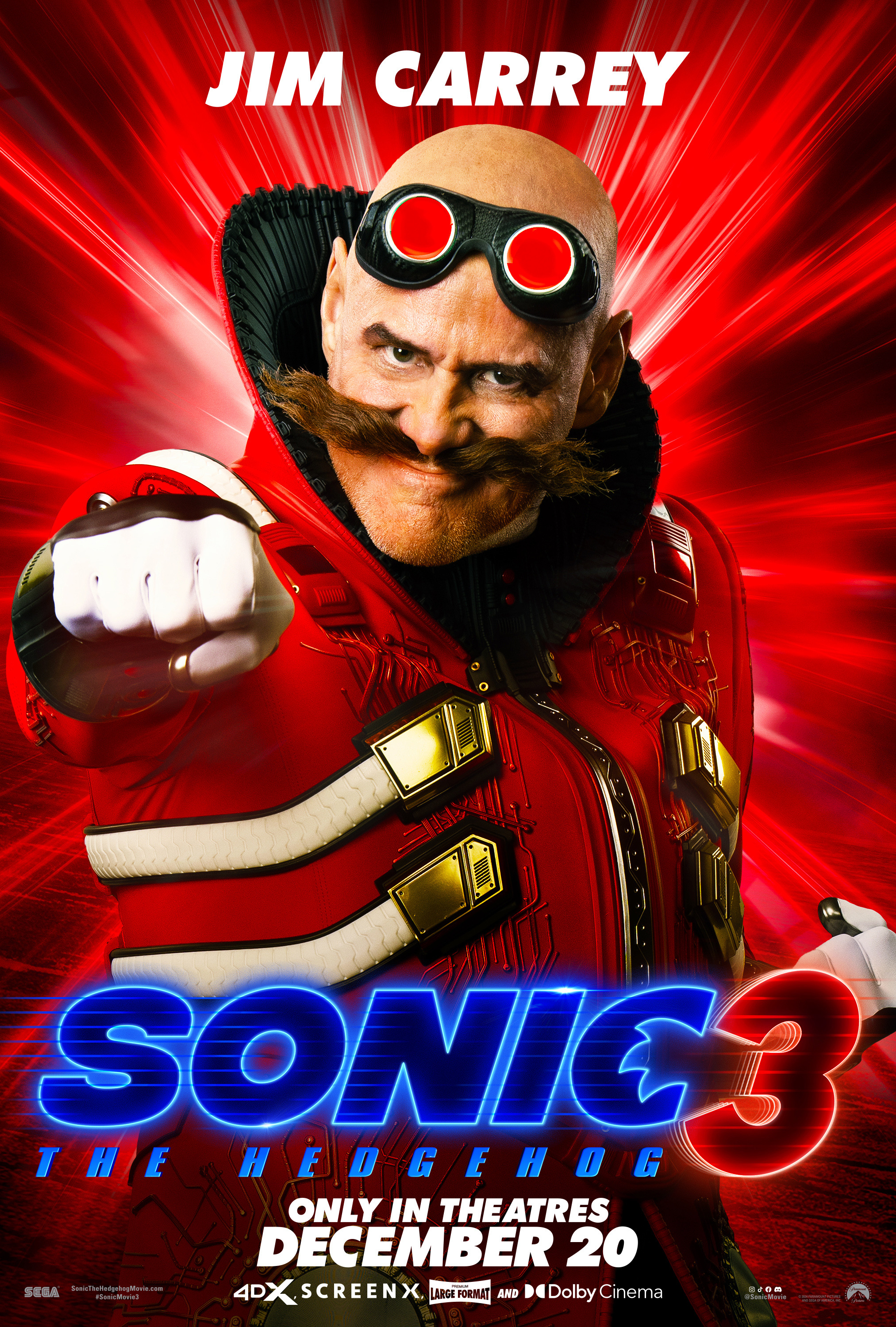 Mega Sized Movie Poster Image for Sonic the Hedgehog 3 (#11 of 44)