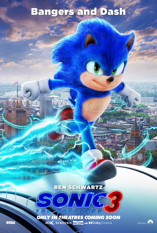 Sonic the Hedgehog 3 Movie Poster