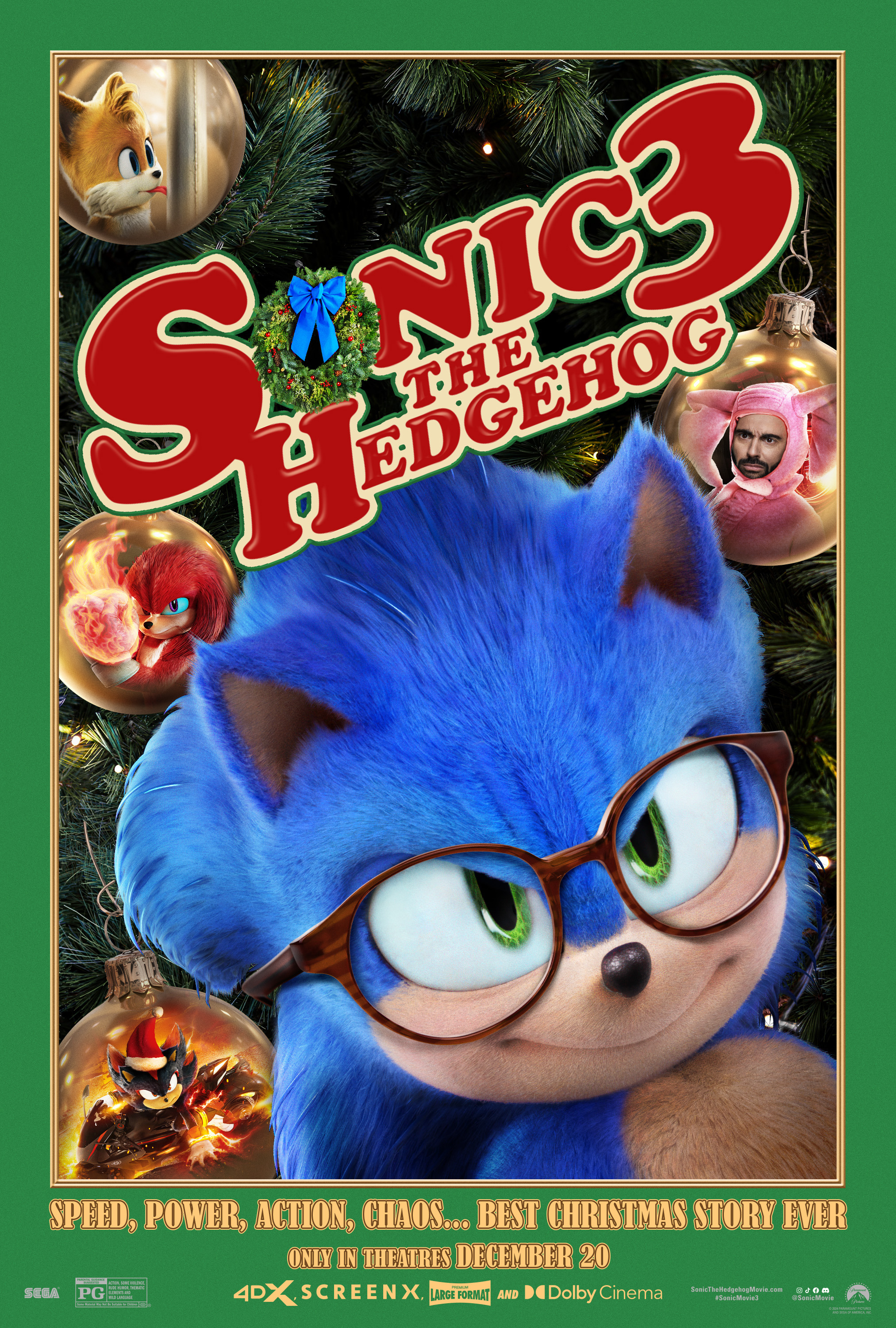 Mega Sized Movie Poster Image for Sonic the Hedgehog 3 (#34 of 44)