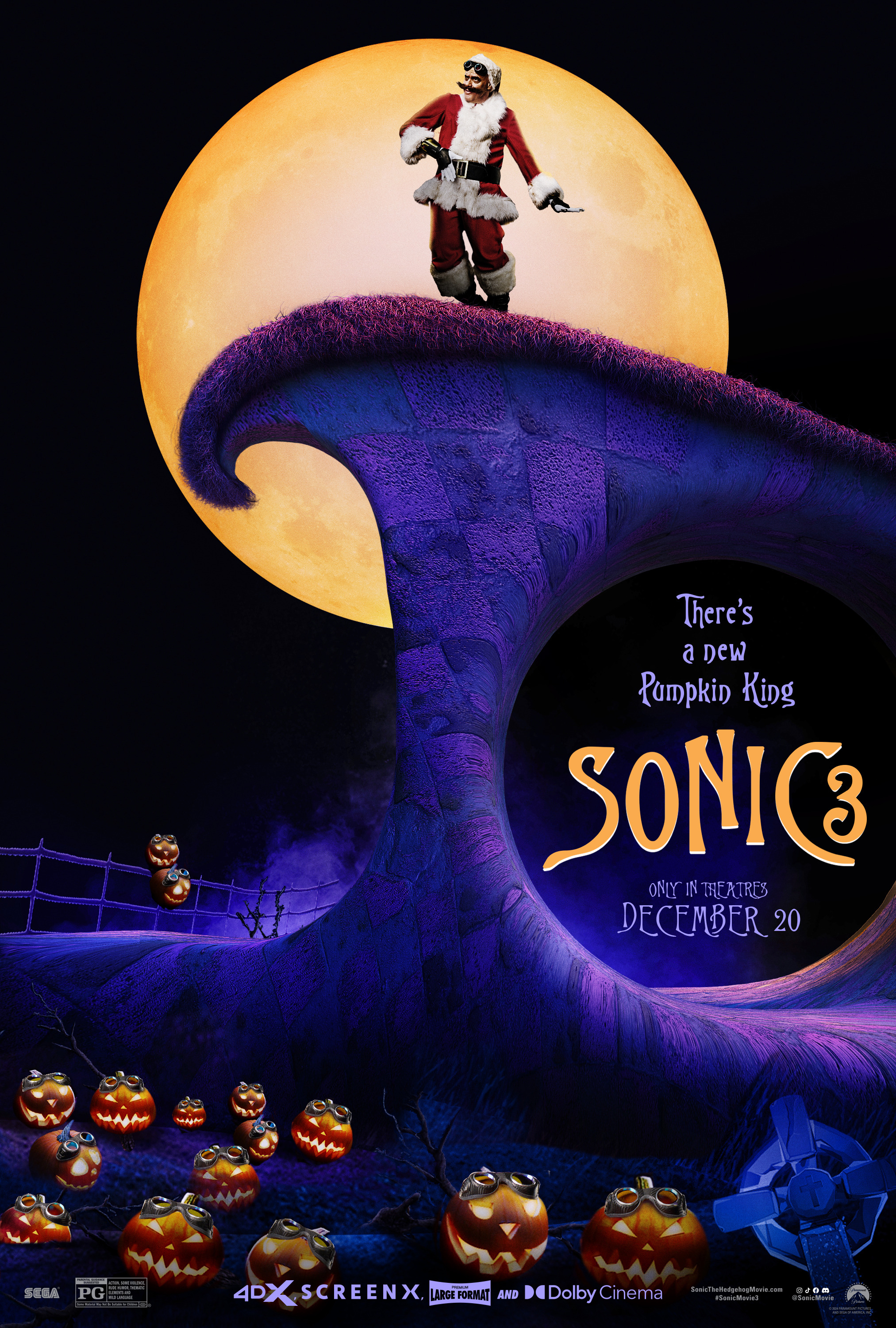 Mega Sized Movie Poster Image for Sonic the Hedgehog 3 (#43 of 44)