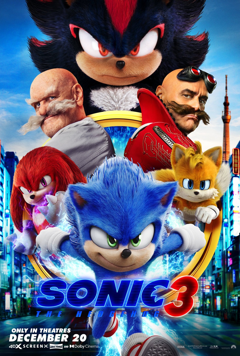 Extra Large Movie Poster Image for Sonic the Hedgehog 3 (#6 of 44)