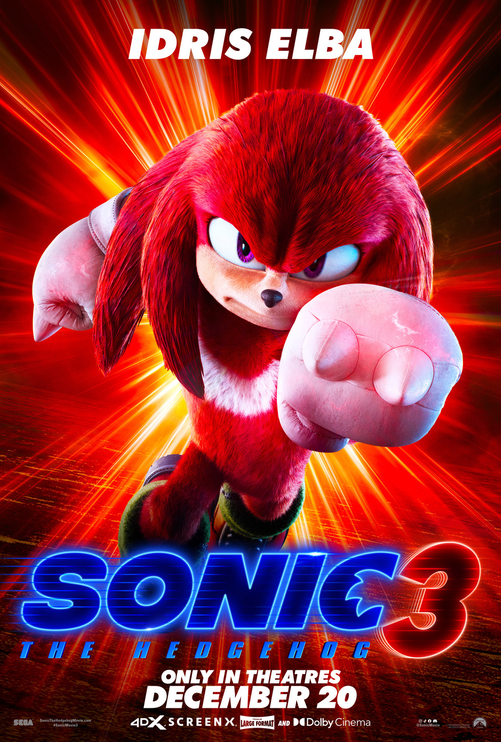 Extra Large Movie Poster Image for Sonic the Hedgehog 3 (#9 of 44)