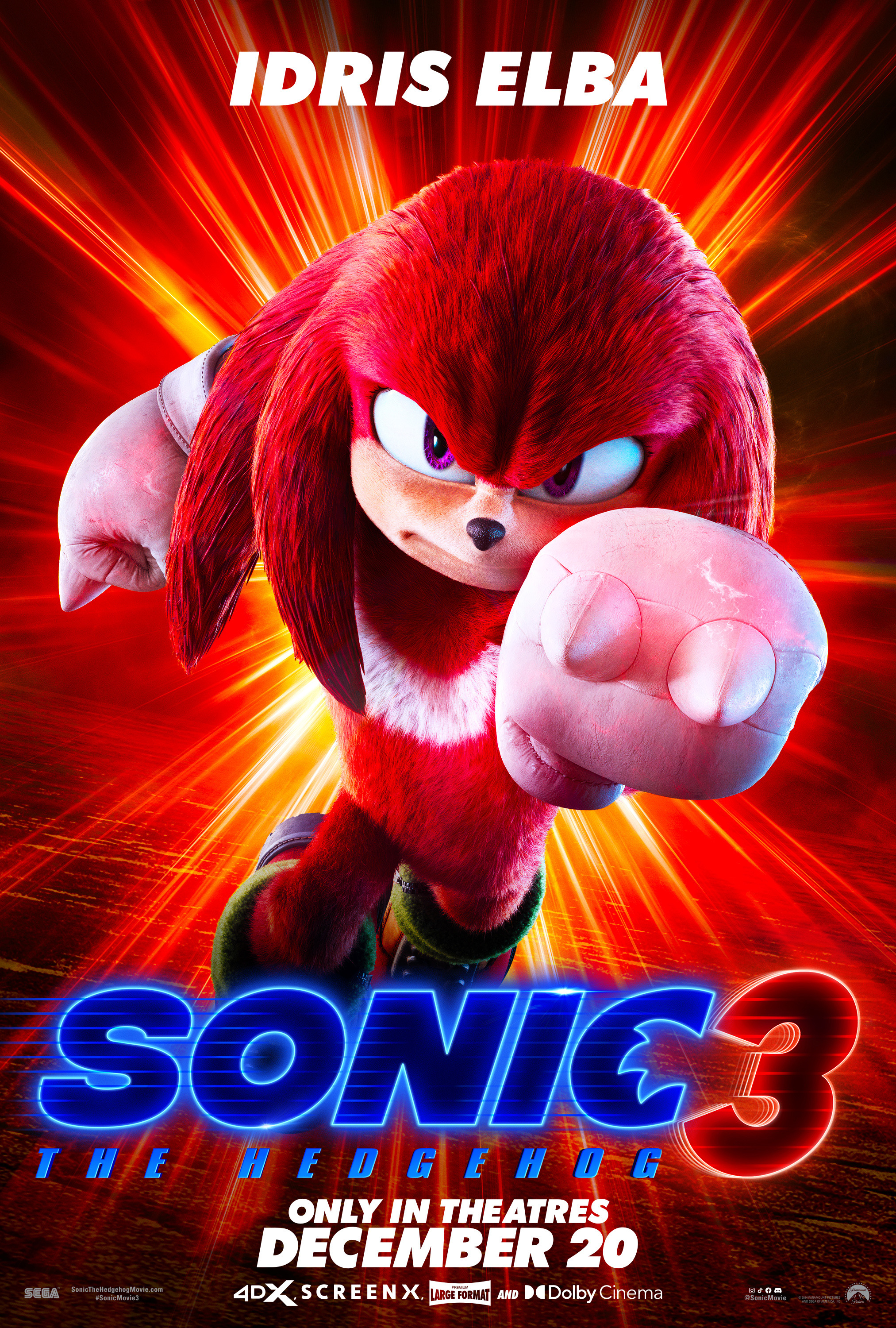 Mega Sized Movie Poster Image for Sonic the Hedgehog 3 (#9 of 44)