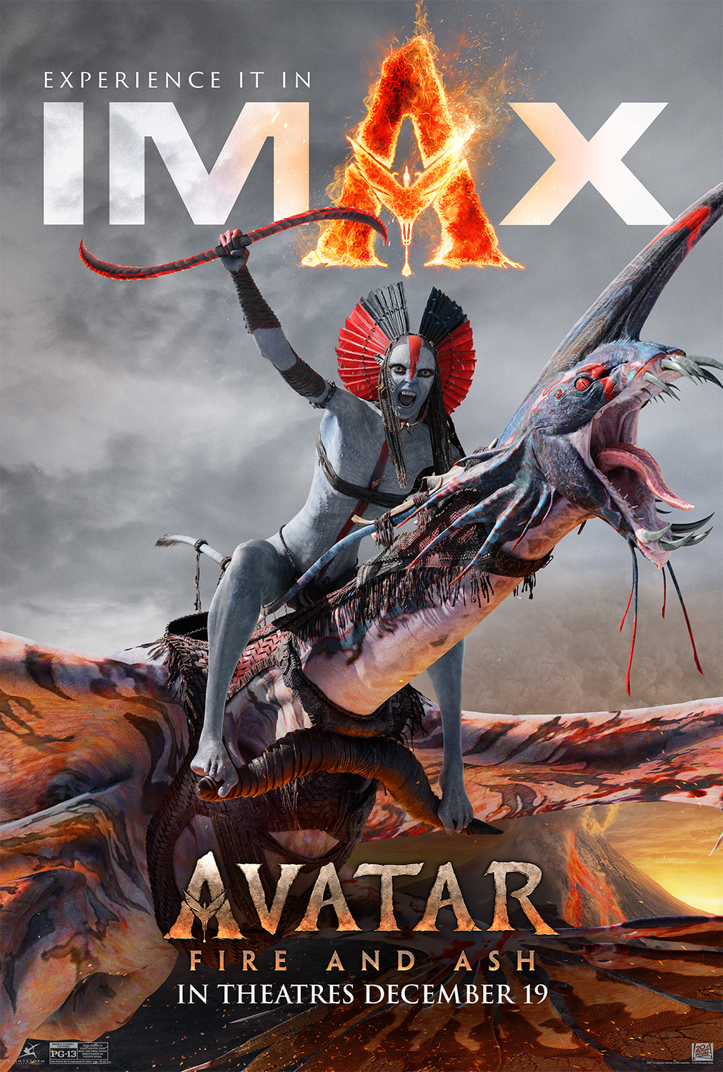 Extra Large Movie Poster Image for Avatar: Fire and Ash (#4 of 9)