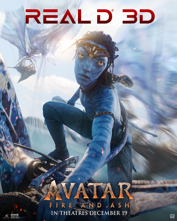 Avatar: Fire and Ash Movie Poster